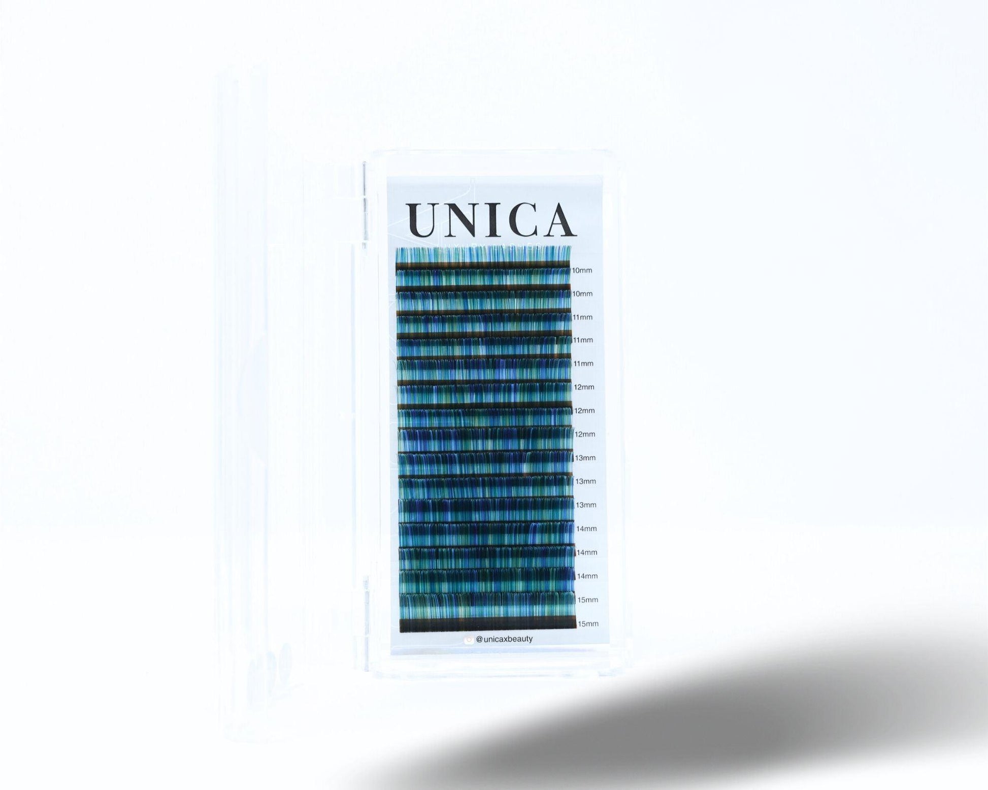 Aqua Colored Lash Tray - Unica Beauty